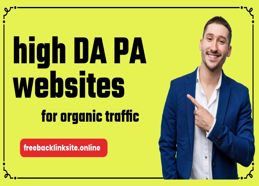 high DA PA websites